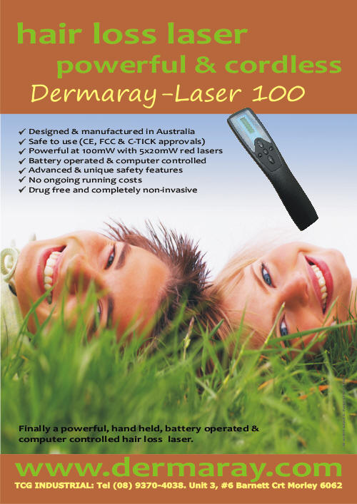 Dermaray Laser hair loss comb | Dermaray laser hair loss brush | Laser Comb | Laser Brush