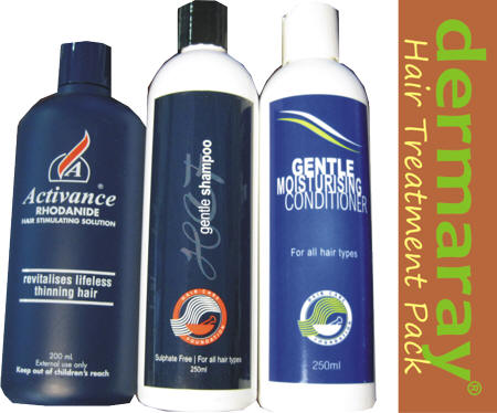 Dermaray Hair Loss treatment pack.