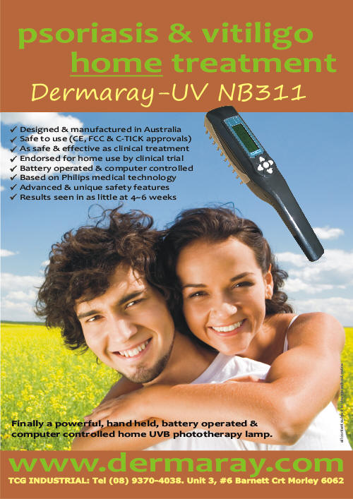 Dermaray UV more powerful than Dermalight80 and also safer to use.